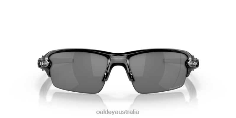 Flak 2.0 (Low Bridge Fit) Prizm Black Polarized Lenses, Polished Black Frame Oakley2ZJX868