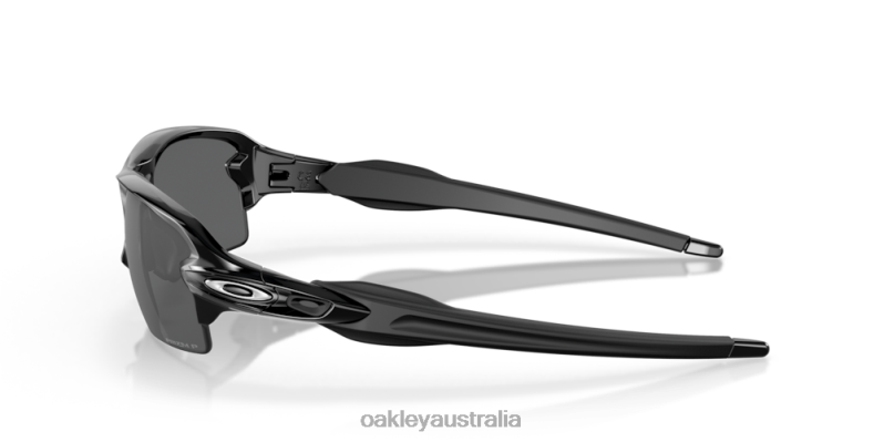 Flak 2.0 (Low Bridge Fit) Prizm Black Polarized Lenses, Polished Black Frame Oakley2ZJX868
