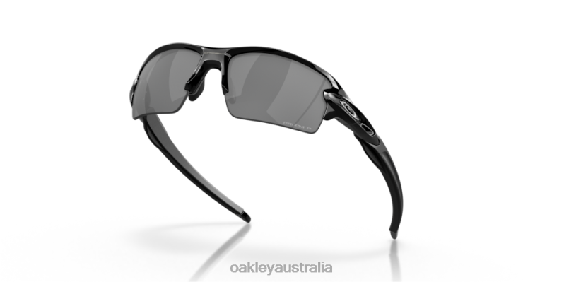 Flak 2.0 (Low Bridge Fit) Prizm Black Polarized Lenses, Polished Black Frame Oakley2ZJX868