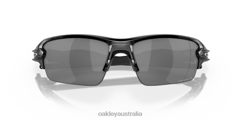 Flak 2.0 (Low Bridge Fit) Prizm Black Polarized Lenses, Polished Black Frame Oakley2ZJX868