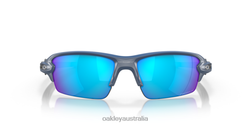 Flak 2.0 (Low Bridge Fit) Prizm Sapphire Polarized Lenses, Matte Poseidon Frame Oakley2ZJX875