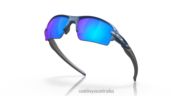 Flak 2.0 (Low Bridge Fit) Prizm Sapphire Polarized Lenses, Matte Poseidon Frame Oakley2ZJX875
