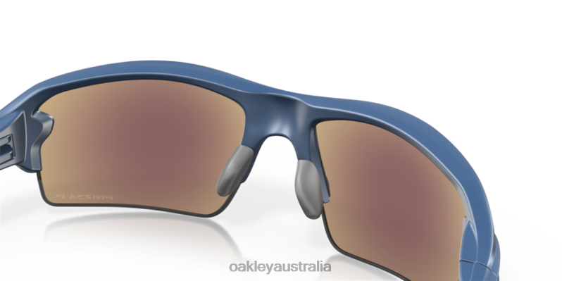 Flak 2.0 (Low Bridge Fit) Prizm Sapphire Polarized Lenses, Matte Poseidon Frame Oakley2ZJX875