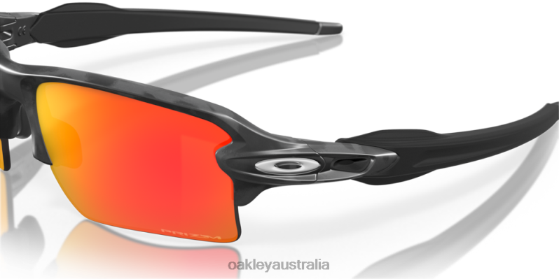 Flak 2.0 XL Black Camo Collection Prizm Ruby Lenses, Black Camo Frame Oakley2ZJX134