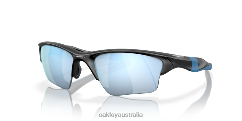 Half Jacket 2.0 XL Prizm Deep Water Polarized Lenses, Matte Black Frame Oakley2ZJX418