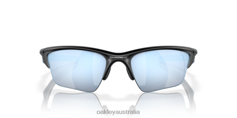 Half Jacket 2.0 XL Prizm Deep Water Polarized Lenses, Matte Black Frame Oakley2ZJX418