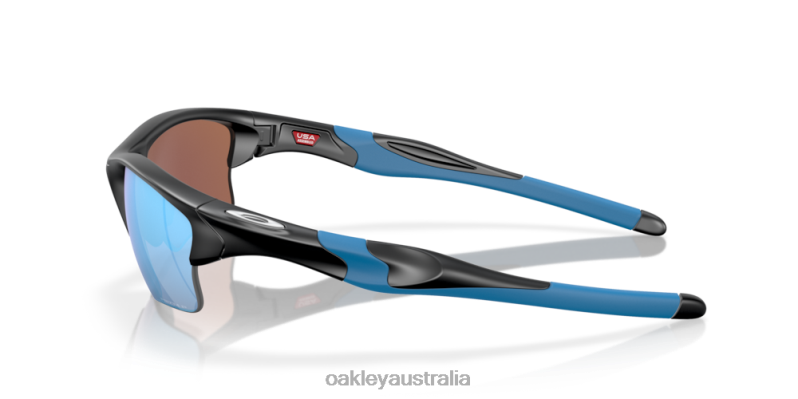 Half Jacket 2.0 XL Prizm Deep Water Polarized Lenses, Matte Black Frame Oakley2ZJX418