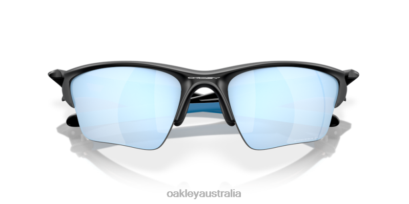 Half Jacket 2.0 XL Prizm Deep Water Polarized Lenses, Matte Black Frame Oakley2ZJX418