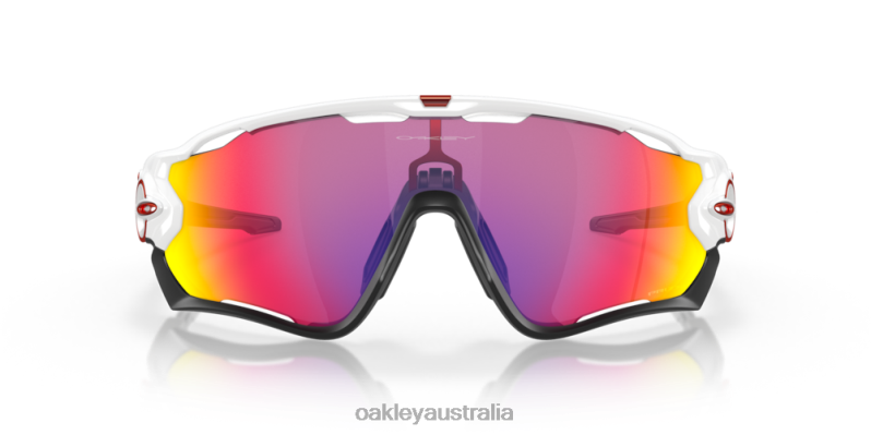 Jawbreaker Prizm Road Lenses, Polished White Frame Oakley2ZJX399