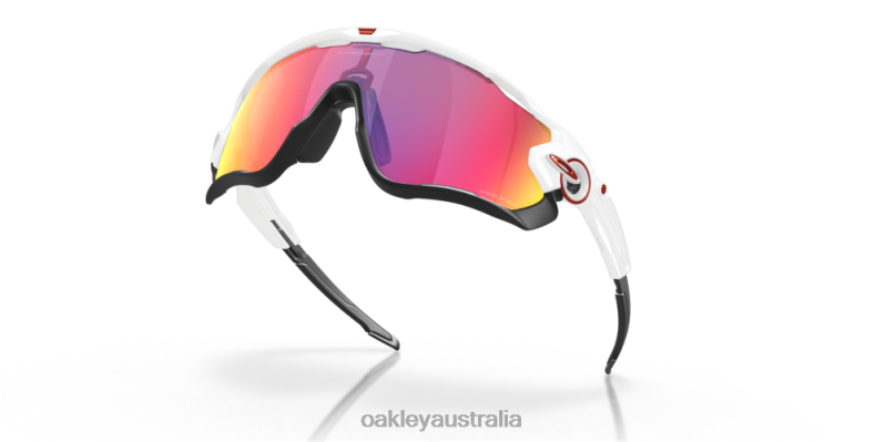 Jawbreaker Prizm Road Lenses, Polished White Frame Oakley2ZJX399