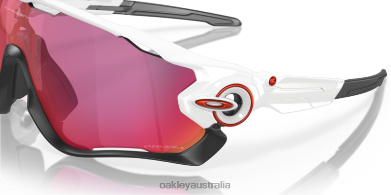 Jawbreaker Prizm Road Lenses, Polished White Frame Oakley2ZJX399