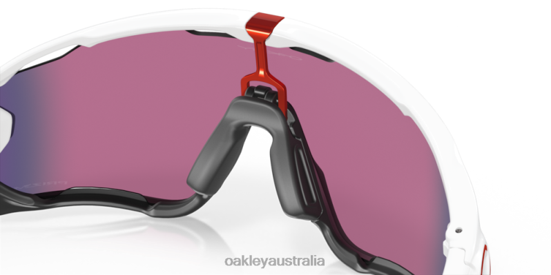 Jawbreaker Prizm Road Lenses, Polished White Frame Oakley2ZJX399