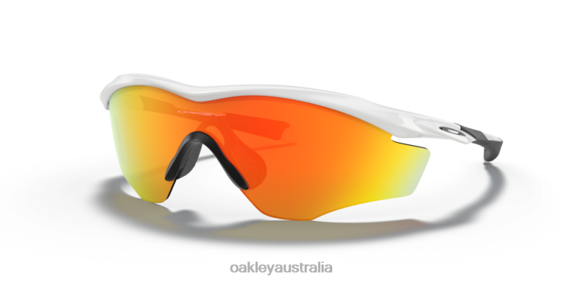M2 Frame XL Fire Iridium Lenses, Polished White Frame Oakley2ZJX175