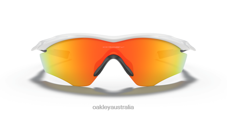 M2 Frame XL Fire Iridium Lenses, Polished White Frame Oakley2ZJX175