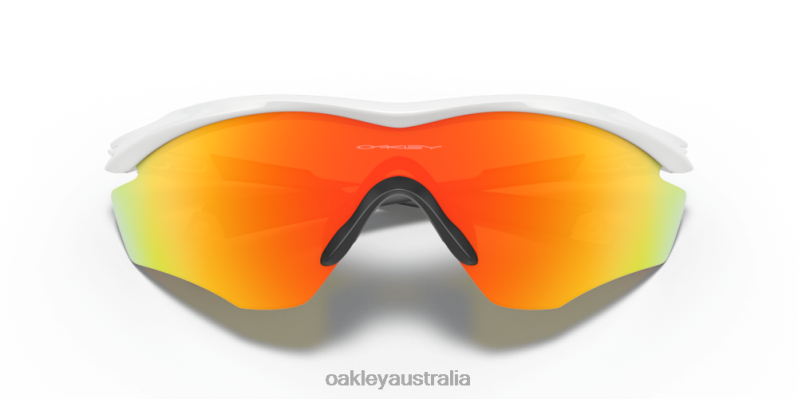 M2 Frame XL Fire Iridium Lenses, Polished White Frame Oakley2ZJX175