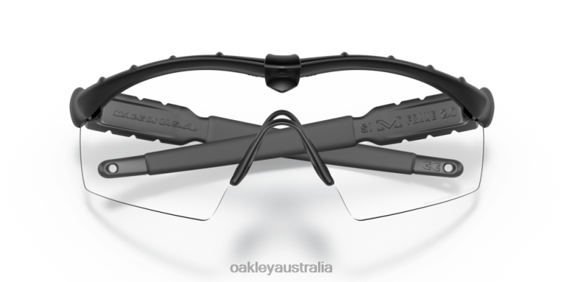 M Frame 2.0 Industrial - Safety Glass Clear Lenses, Matte Black Frame Oakley2ZJX735