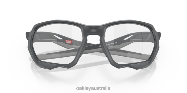 Plazma Clear To Black Iridium Photochromic Lenses, Matte Carbon Frame Oakley2ZJX262