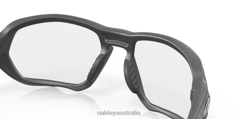 Plazma Clear To Black Iridium Photochromic Lenses, Matte Carbon Frame Oakley2ZJX262