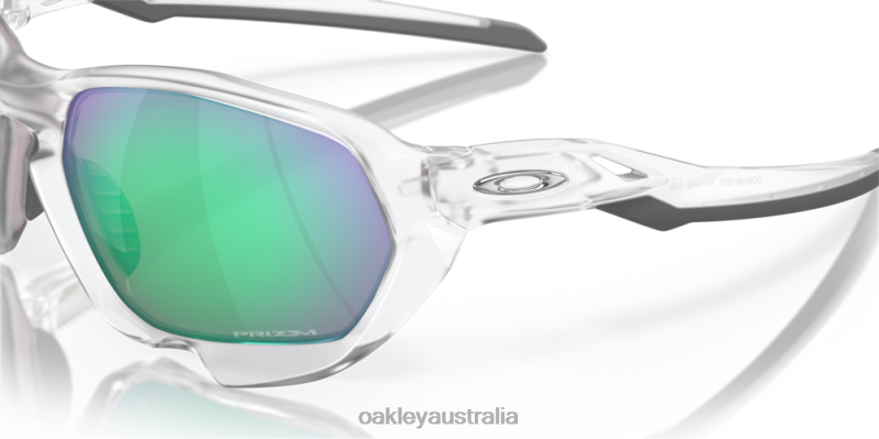 Plazma (Low Bridge Fit) Prizm Road Jade Lenses, Matte Clear Frame Oakley2ZJX591