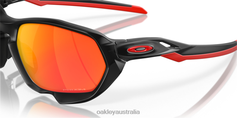 Plazma (Low Bridge Fit) Prizm Ruby Lenses, Matte Black Ink Frame Oakley2ZJX590