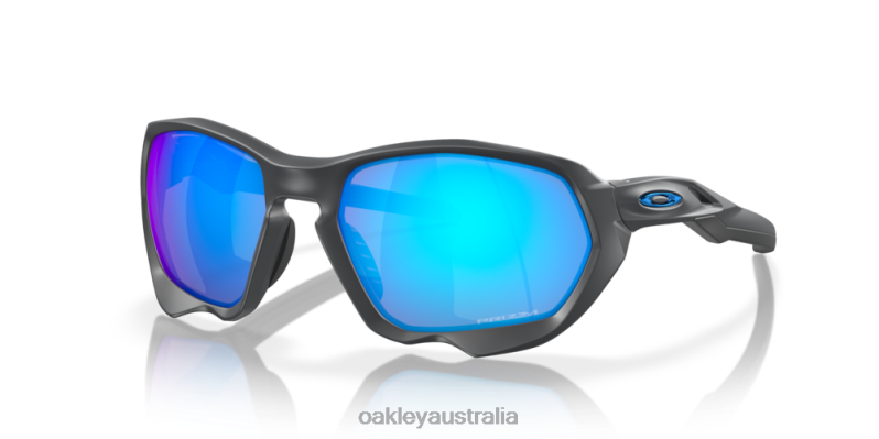 Plazma (Low Bridge Fit) Prizm Sapphire Lenses, Matte Carbon Frame Oakley2ZJX587