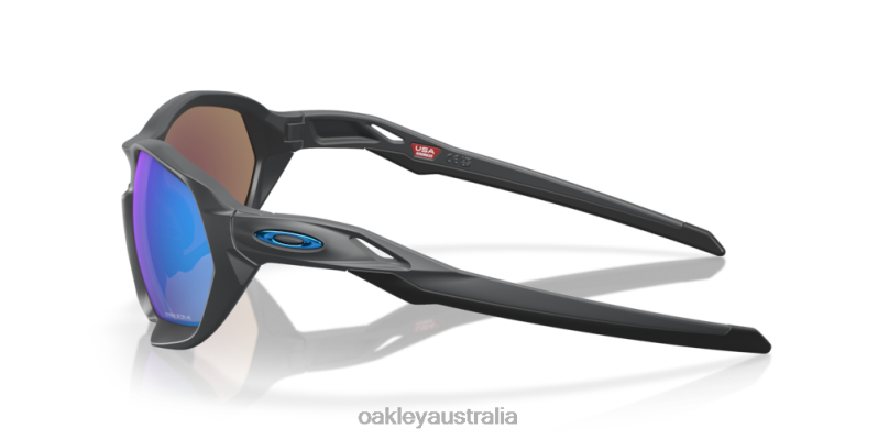 Plazma (Low Bridge Fit) Prizm Sapphire Lenses, Matte Carbon Frame Oakley2ZJX587