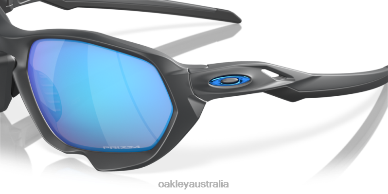 Plazma (Low Bridge Fit) Prizm Sapphire Lenses, Matte Carbon Frame Oakley2ZJX587