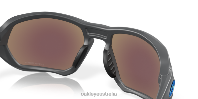 Plazma (Low Bridge Fit) Prizm Sapphire Lenses, Matte Carbon Frame Oakley2ZJX587