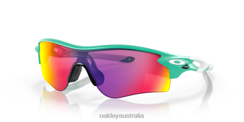 RadarLock Path (Low Bridge Fit) Heritage Colors Collection Prizm Road Lenses, Matte Celeste Frame Oakley2ZJX722
