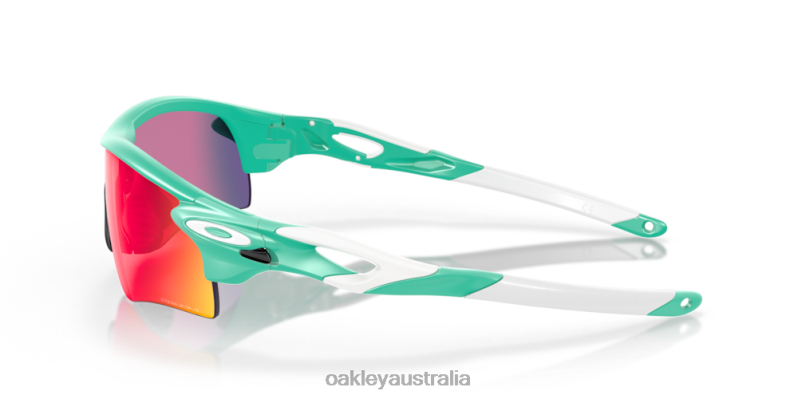RadarLock Path (Low Bridge Fit) Heritage Colors Collection Prizm Road Lenses, Matte Celeste Frame Oakley2ZJX722
