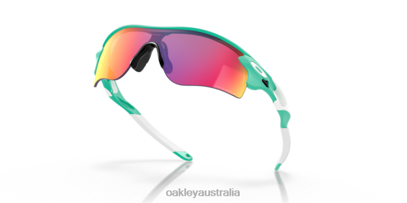 RadarLock Path (Low Bridge Fit) Heritage Colors Collection Prizm Road Lenses, Matte Celeste Frame Oakley2ZJX722