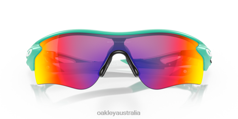 RadarLock Path (Low Bridge Fit) Heritage Colors Collection Prizm Road Lenses, Matte Celeste Frame Oakley2ZJX722