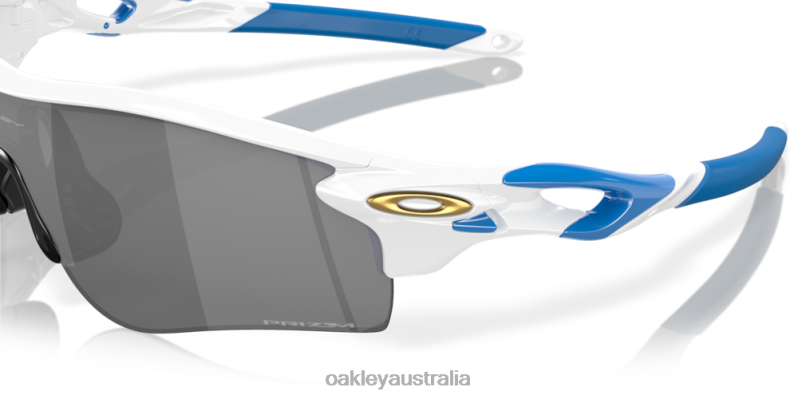 RadarLock Path (Low Bridge Fit) Prizm Black Lenses, Polished White Frame Oakley2ZJX709