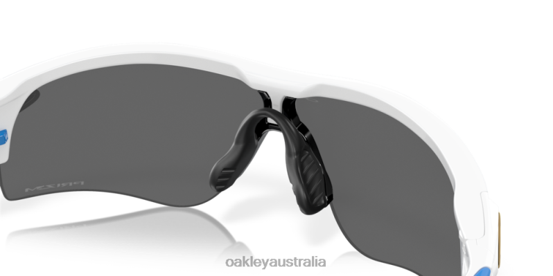 RadarLock Path (Low Bridge Fit) Prizm Black Lenses, Polished White Frame Oakley2ZJX709