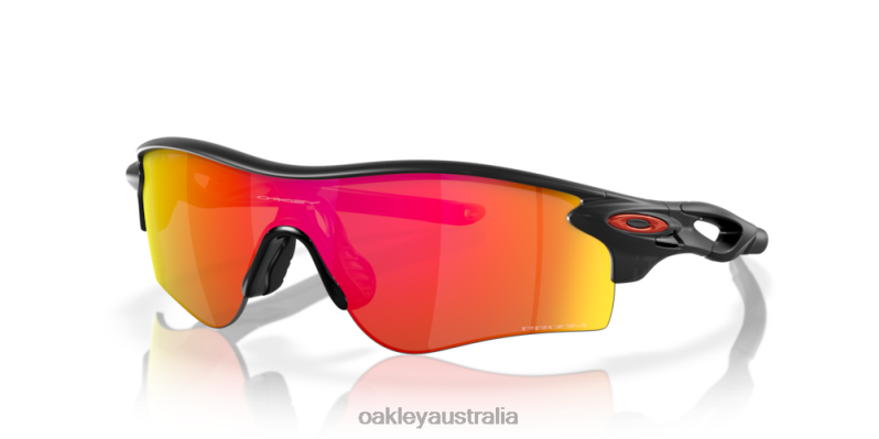 RadarLock Path (Low Bridge Fit) Prizm Ruby Lenses, Matte Black Ink Frame Oakley2ZJX706