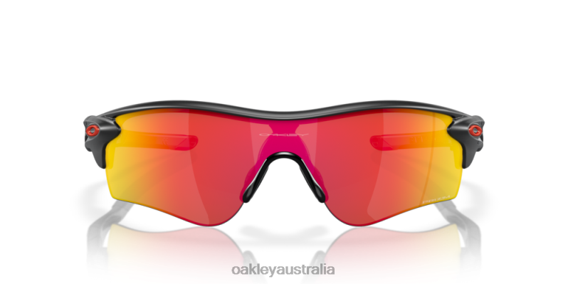 RadarLock Path (Low Bridge Fit) Prizm Ruby Lenses, Matte Black Ink Frame Oakley2ZJX706