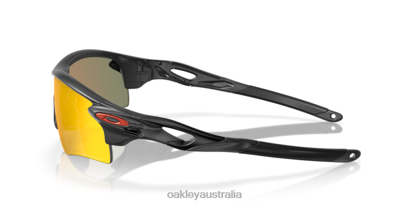 RadarLock Path (Low Bridge Fit) Prizm Ruby Lenses, Matte Black Ink Frame Oakley2ZJX706