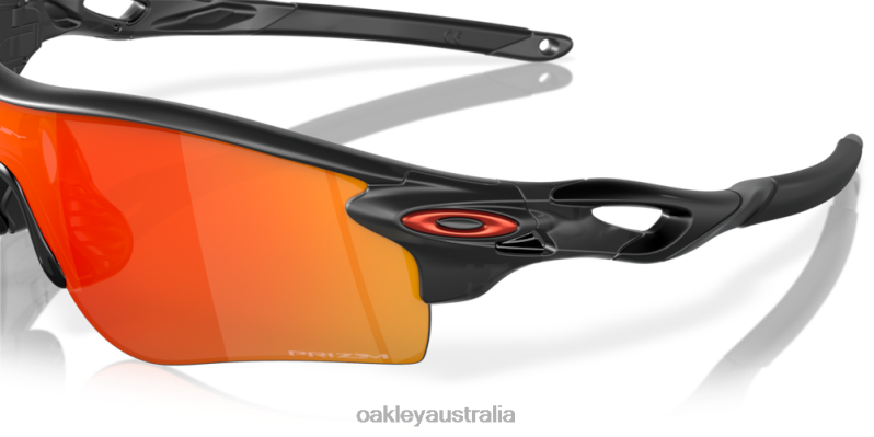 RadarLock Path (Low Bridge Fit) Prizm Ruby Lenses, Matte Black Ink Frame Oakley2ZJX706