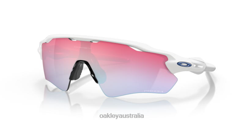 Radar EV Path Prizm Snow Sapphire Lenses, Polished White Frame Oakley2ZJX29