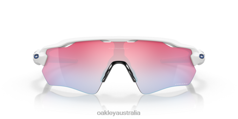 Radar EV Path Prizm Snow Sapphire Lenses, Polished White Frame Oakley2ZJX29