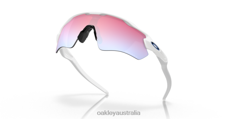Radar EV Path Prizm Snow Sapphire Lenses, Polished White Frame Oakley2ZJX29