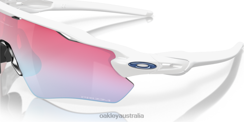 Radar EV Path Prizm Snow Sapphire Lenses, Polished White Frame Oakley2ZJX29