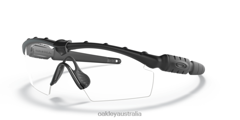 SI M Frame 2.0 PPE Industrial Clear Lenses, Matte Black Frame Oakley2ZJX599