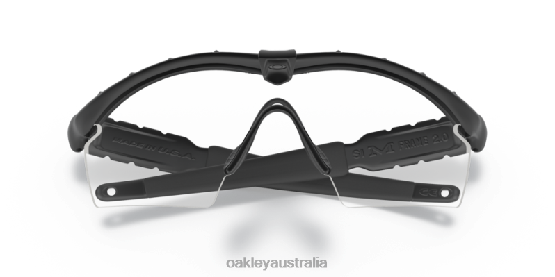 SI M Frame 2.0 PPE Industrial Clear Lenses, Matte Black Frame Oakley2ZJX599
