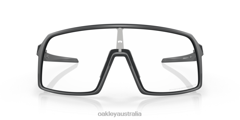 Sutro (Low Bridge Fit) Clear To Black Iridium Photochromic Lenses, Matte Carbon Frame Oakley2ZJX475