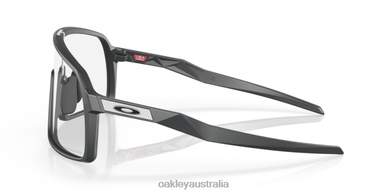 Sutro (Low Bridge Fit) Clear To Black Iridium Photochromic Lenses, Matte Carbon Frame Oakley2ZJX475