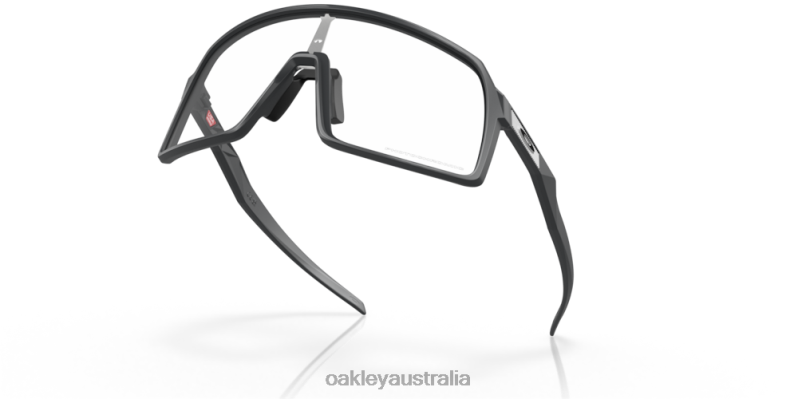 Sutro (Low Bridge Fit) Clear To Black Iridium Photochromic Lenses, Matte Carbon Frame Oakley2ZJX475