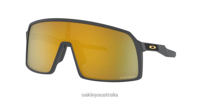 Sutro (Low Bridge Fit) Prizm 24K Lenses, Matte Carbon Frame Oakley2ZJX471