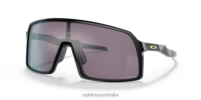 Sutro (Low Bridge Fit) Prizm Grey Lenses, Polished Black Frame Oakley2ZJX474