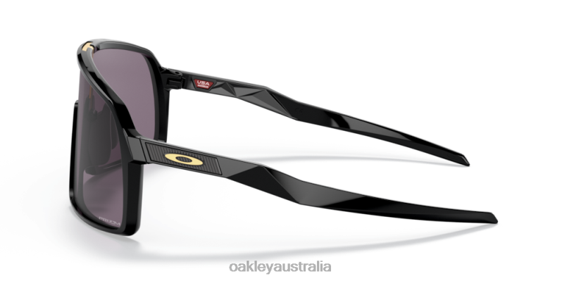 Sutro (Low Bridge Fit) Prizm Grey Lenses, Polished Black Frame Oakley2ZJX474
